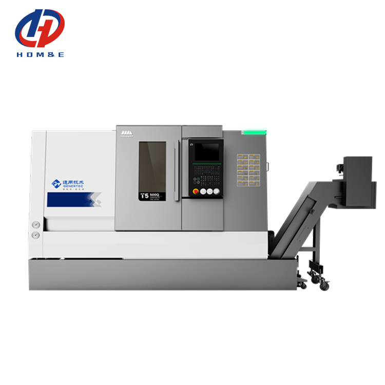SMTCL Slant Bed CNC Lathe T5.2-1000Q BMT 8 Positions Servo Turret Servo Drive Tailstock CNC Lathe