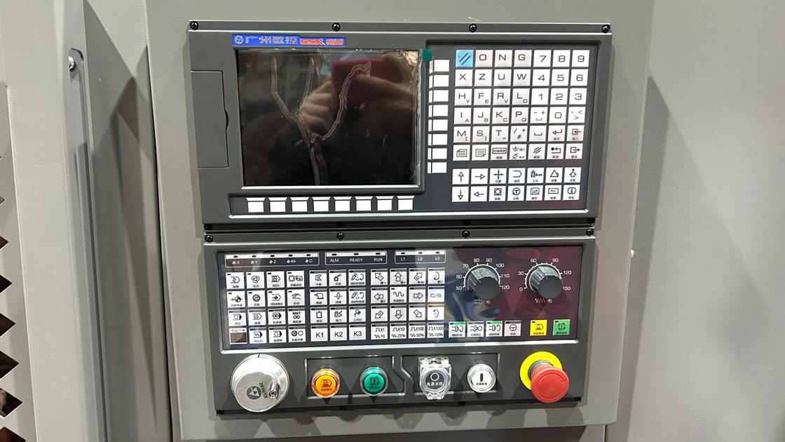 SMTCL Gang Tool Slant Bed CNC Lathe CHK46 Automatic Gang Type Lathe With Bar Feeder