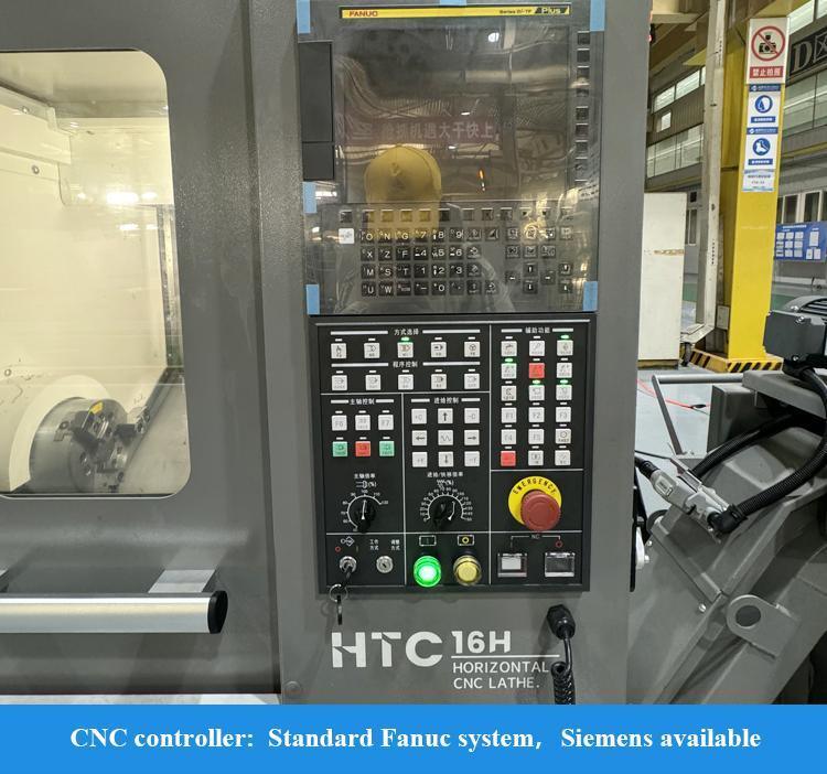 SMTCL High precision Small Parts Machining 5000rpm A2-5 Spindle Horizontal Servo Turret HTC16H Slant Bed CNC Lathe