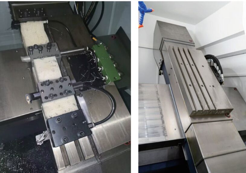 High Efficiency Gang Tool CNC Lathe H130 Processing of Small Components Turn-mill CNC Lathe