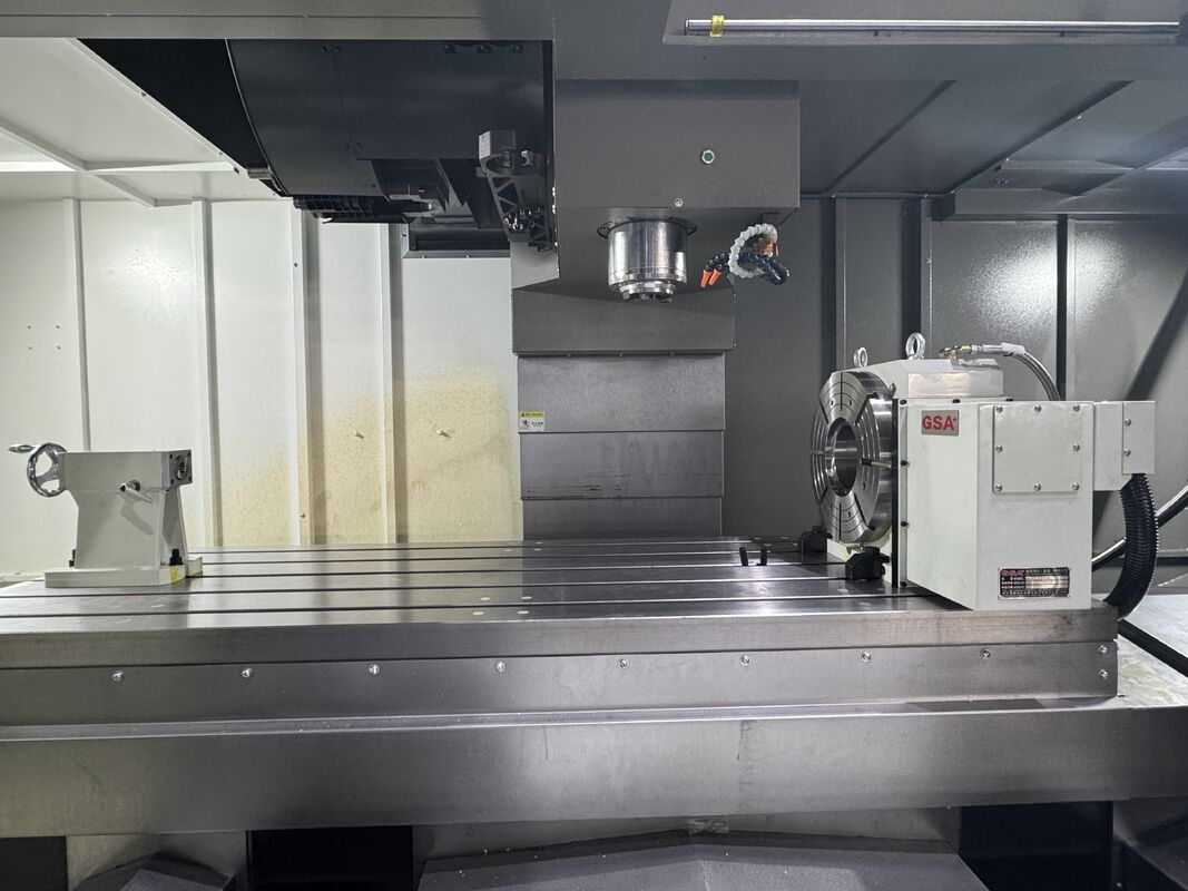 SMTCL Heavy 3 Axis Vertical Machining Center VMC2100B 4 Axis CNC Vertical Milling Machine With Turntable