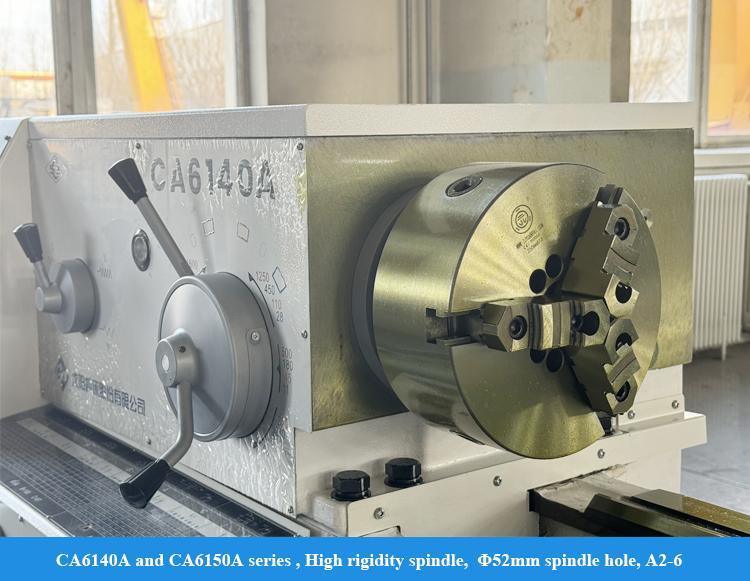 SMTCL High Precision High Rigidity Metal Flange Cutting Ordinary Lathe CA6140a/1000mm Manual Lathe