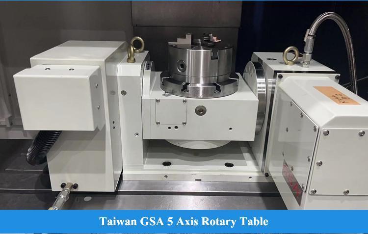 SMTCL FANUC 10000rpm Y axis travel 550mm VMC850Q 4 Axis Vertical Machining Center with Turntable