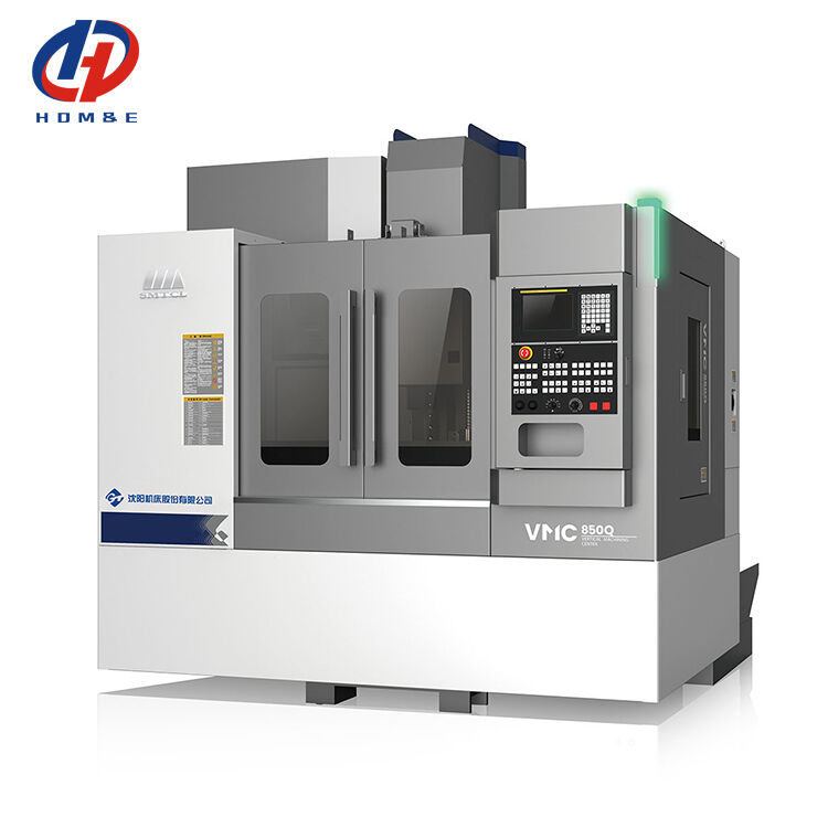 SMTCL FANUC 10000rpm Y axis travel 550mm VMC850Q 4 Axis Vertical Machining Center with Turntable