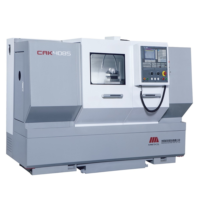 SMTCL CNC Lathe CAK4085 10 inch chuck CNC Turning Lathe Flat Bed CNC Lathe