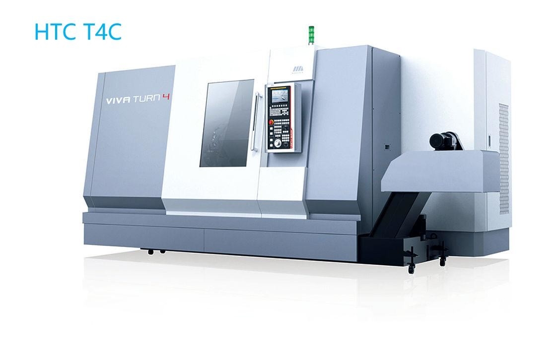 Horizontal 45 degree Slant Bed CNC Turning Lathe 3000r/min Metal Working Lathes T4C