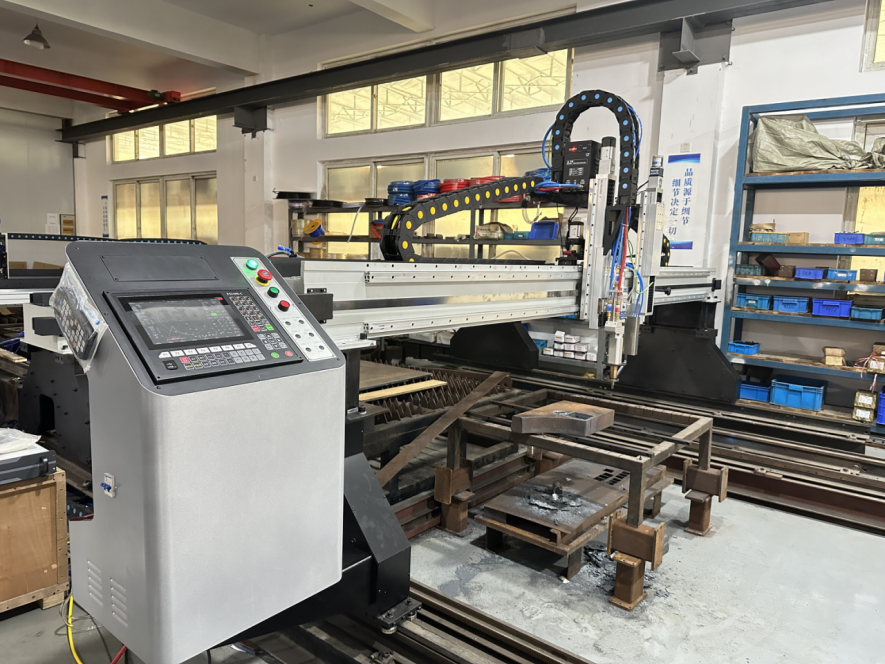 CNCUT-3080GS-SE Dual-Side Drive Gantry CNC Flame Laser Composite Cutting Machine