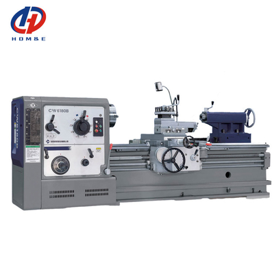 Heavy Metal Turning Lathe CW6163B Metal Cutting Machine High Precision Horizontal Manual Lathe
