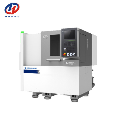 SMTCL CNC Lathe Small Size Parts Processing T5.1-500Q Precision Metal CNC Slant Bed Lathe