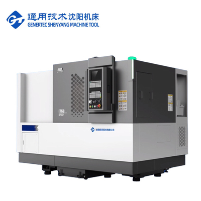 SMTCL CNC Lathe IT35L Metal Bearing Machining Large Span Spindle CNC Lathe Machine