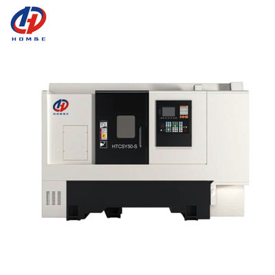 Interpolation Y-axis Turning and Milling Center HTCSY50-S BMT55 12 Turret Double Spindle CNC Turning Center