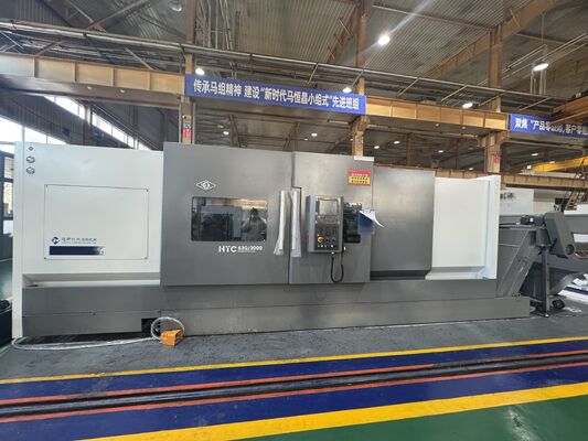 Lathe Machine Guide Rails SMTCL HTC63H Fanuc Double Guide Rails High Precision Slant Bed CNC Lathe