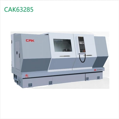 CNC Lathe CAK63285 Flat bed CNC Lathe Machine 4 stations turret with Servo Motor